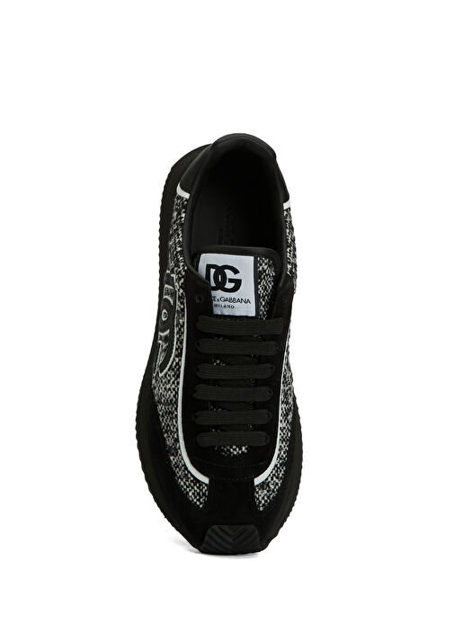 DG Cushion Siyah Gri Erkek Deri Sneaker - Görsel 5