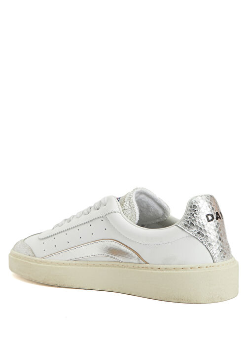 Rider Beyaz Kadın Deri Sneaker - Görsel 5