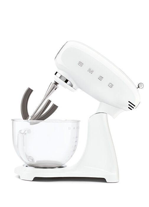 Smeg - 50'S Style Retro Beyaz Stand Mikser - Beyaz