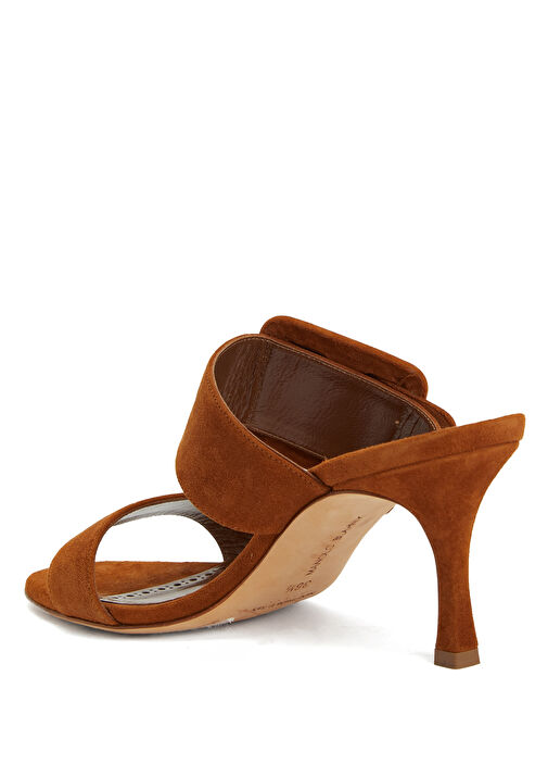 Manolo Blahnik Topuklu Terlik - Görsel 4