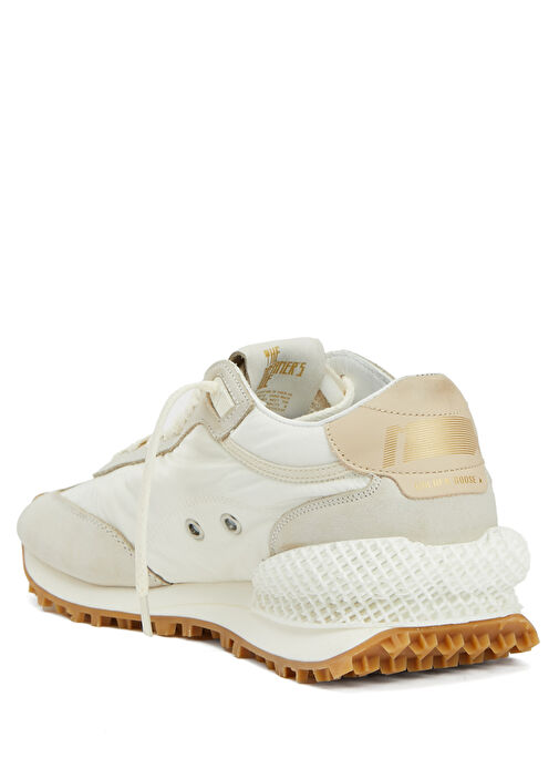 Marathon Bej Beyaz Kadın Sneaker - Görsel 4
