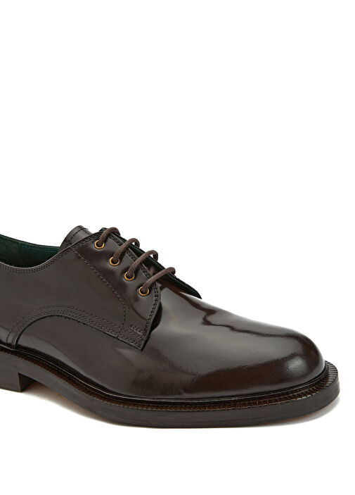 Kahverengi Erkek Deri Ayakkabı - Görsel 7