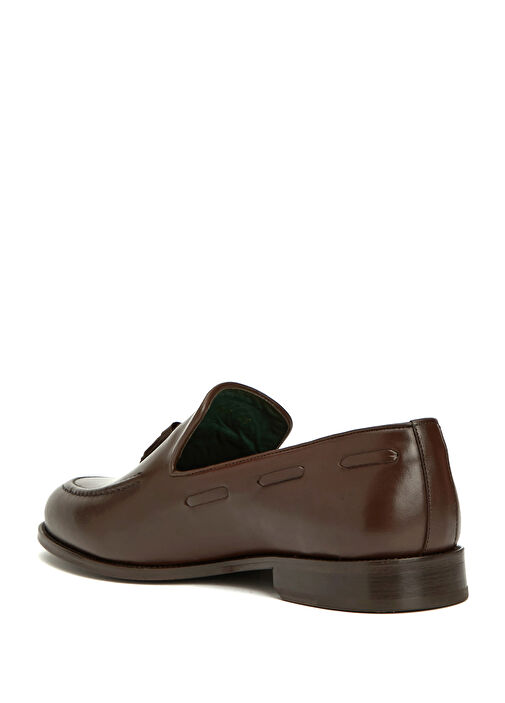 Kahverengi Icons Erkek Deri Loafer - Görsel 4
