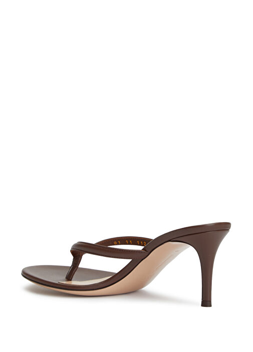 Gianvito Rossi Gianvito Rossi Clypso Kahverengi Kadın Deri Terlik Beymen'de! Kahverengi - 4. görsel