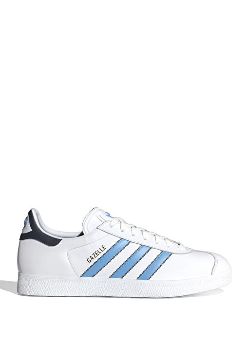 Adidas gazelle white leather ladies best sale