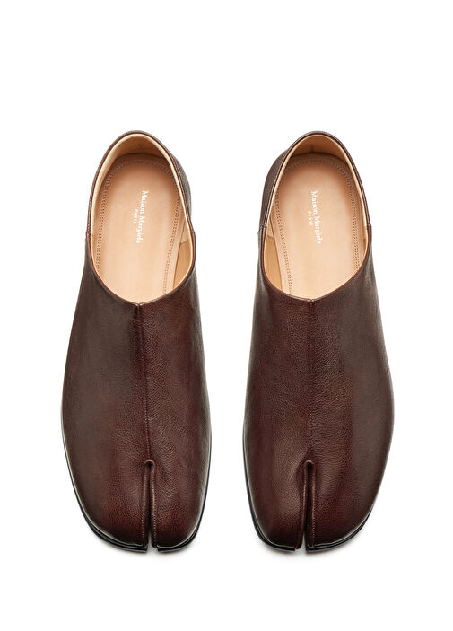 Maison Margiela Bordo Maison Margiela Tabi Erkek Deri Loafer