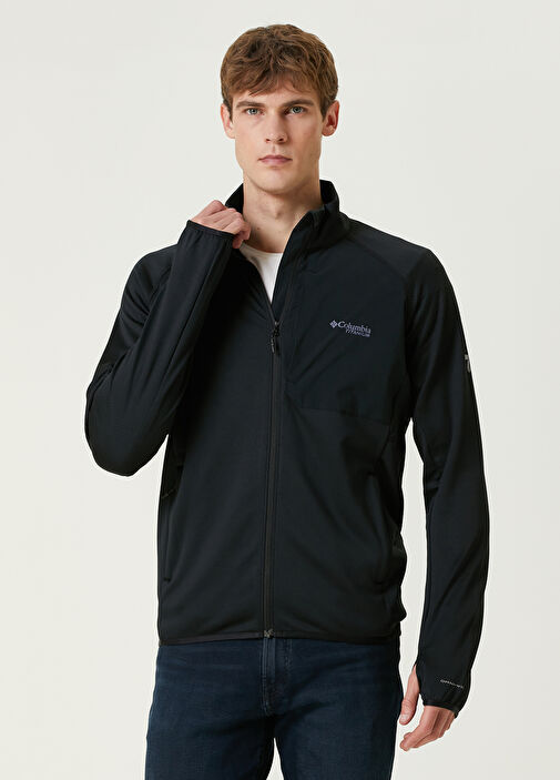 Columbia - Triple Canyon Grid Fleece FZ II Sweatshirt - Siyah
