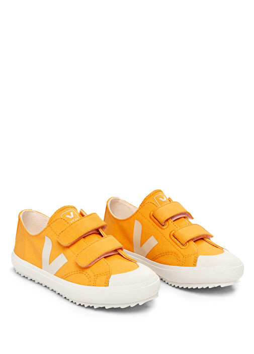 Turuncu Logolu Unisex Çocuk Organik Pamuk Sneaker - Görsel 3