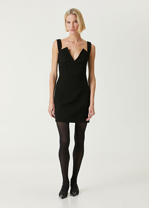 Givenchy - Black Mini Crepe Cocktail Dress