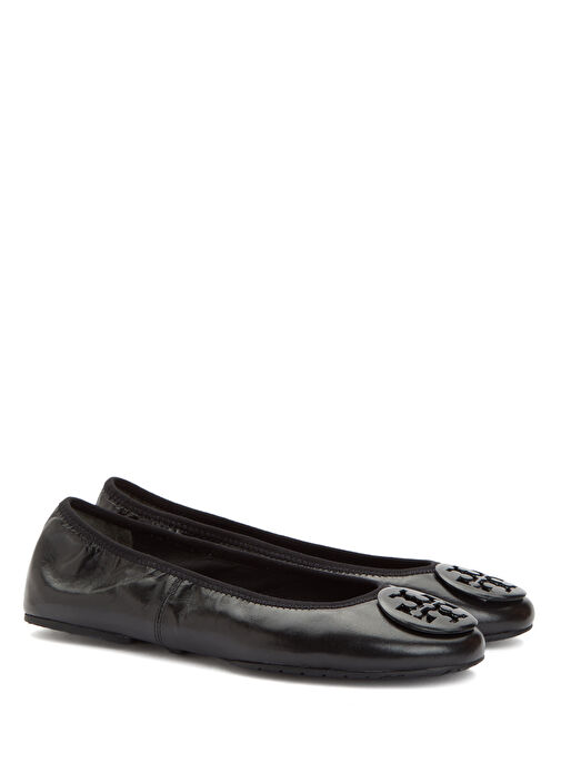 Reva Siyah Deri Babet - Görsel 3