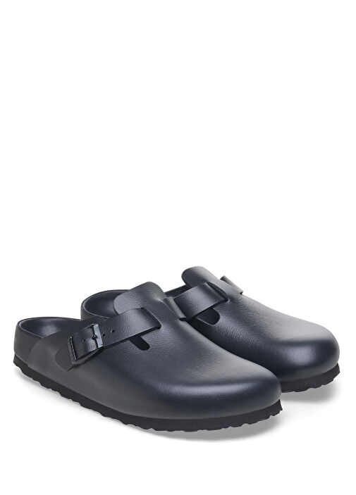 Boston EXQ Siyah Kadın Deri Terlik - Görsel 4