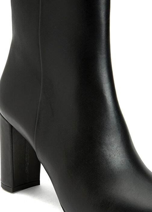 Siyah Kadın Deri Bot - Görsel 7