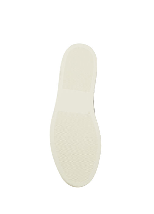 Açık Gri Erkek Deri Sneaker - Görsel 6