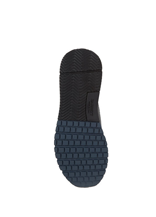 Siyah Erkek Deri Sneaker - Görsel 6