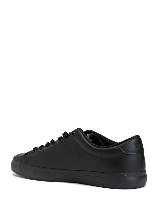 Siyah Erkek Deri Sneaker - Görsel 4