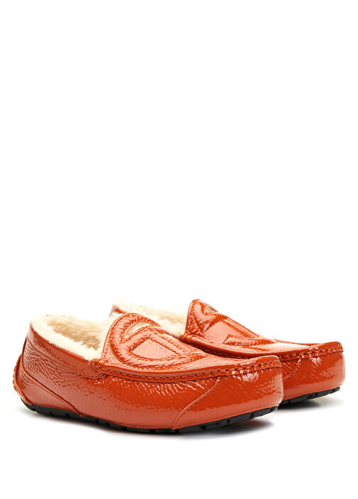 X Telfar Crinkle Taba Kadın Deri Ayakkabı - Görsel 3