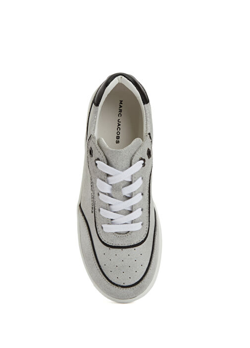 Açık Gri Kız Çocuk Süet Sneaker - Görsel 5