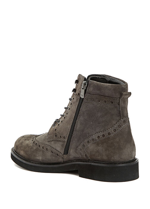 Antrasit Erkek Süet Bot - Görsel 4