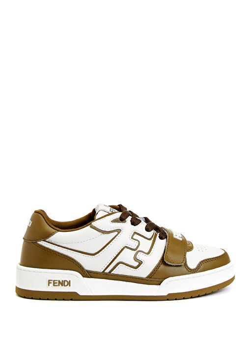 Match Beyaz Yeşil Kadın Deri Sneaker - Görsel 2