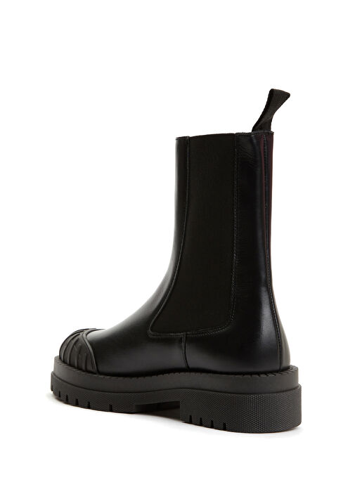 Siyah Kadın Deri Bot - Görsel 4