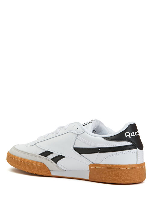 Beyaz Kadın Deri Sneaker - Görsel 4