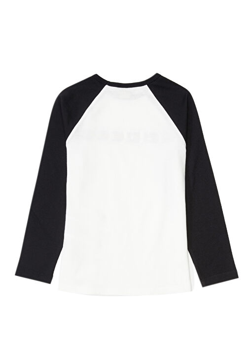 Gucci - Siyah Beyaz Uzun Kollu Erkek Çocuk T-shirt - Siyah-Beyaz