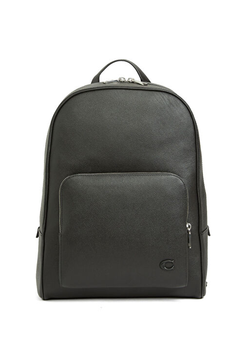 Wade Siyah Erkek Deri Sırt Çantası