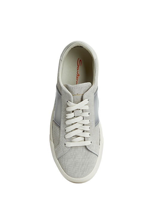 Santoni Sport Santoni Sport Beyaz Erkek Deri Sneaker Beymen'de! Beyaz - 5. görsel