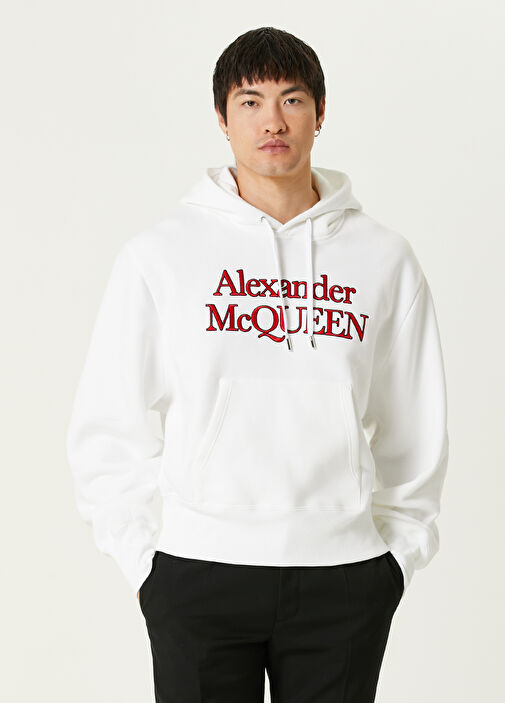 Alexander mcqueen embroidered sweatshirt hotsell