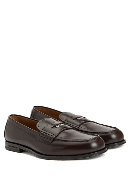 Kahverengi Erkek Deri Loafer - Görsel 4