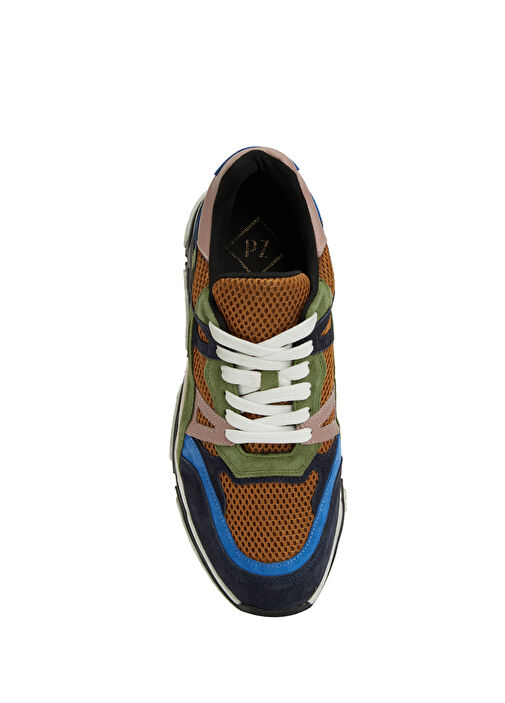 Yeşil Erkek Deri Sneaker - Görsel 5