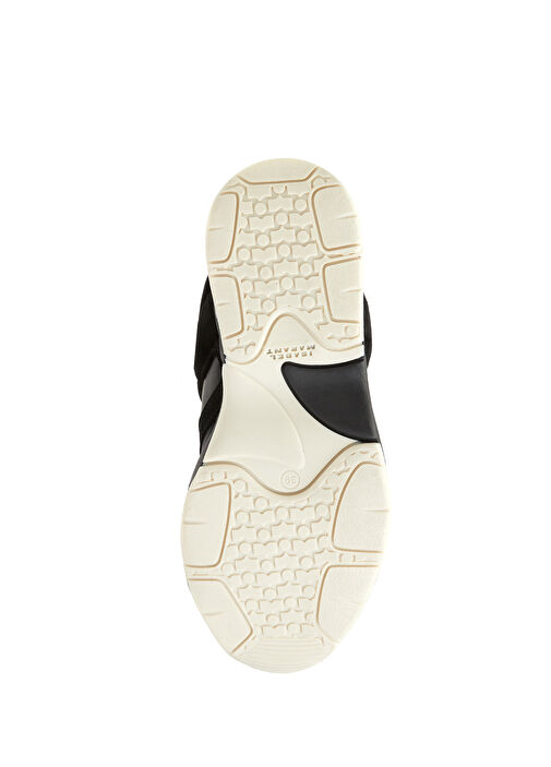 Balskee Siyah Kadın Deri Bilek Boy Sneaker - Görsel 6