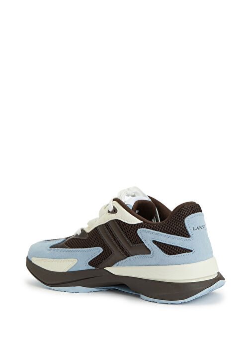 Mavi Kahverengi Erkek Deri Sneaker - Görsel 4