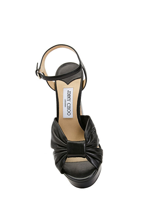Heloise Siyah Kadın Deri Sandalet - Görsel 5