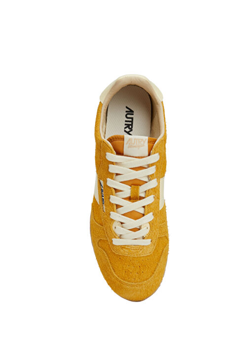 Hardal Kadın Deri Sneaker - Görsel 5