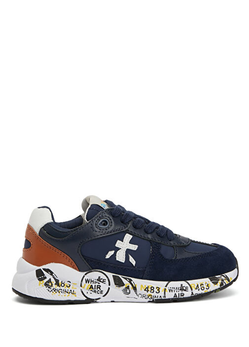 Robin Lacivert Çocuk Deri Sneaker - Görsel 2