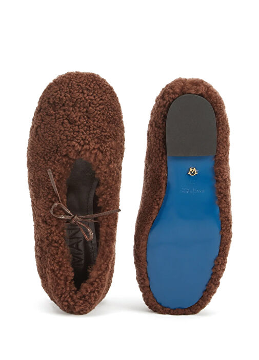 Teddy Kahverengi Kadın Süet Babet - Görsel 5