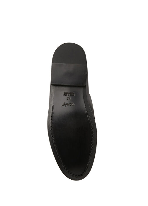 Siyah Erkek Deri Loafer - Görsel 6