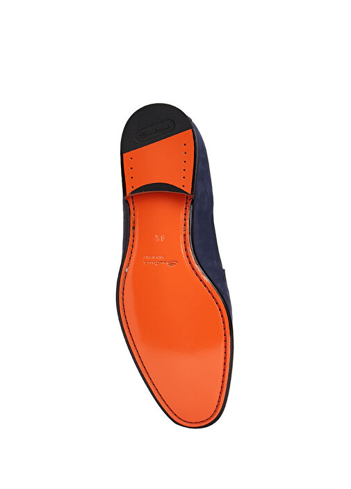 Carlos Mavi Erkek Deri Loafer - Görsel 6