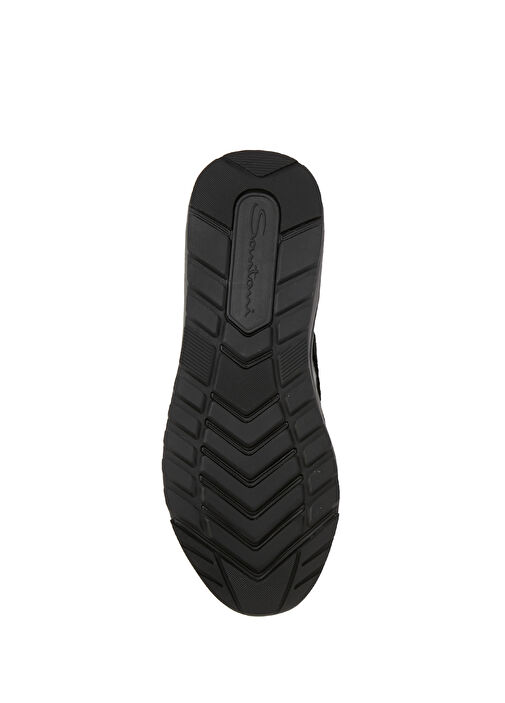 Siyah Erkek Deri Sneaker - Görsel 6