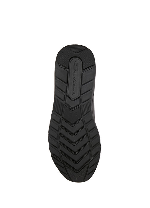 Siyah Erkek Deri Sneaker - Görsel 6