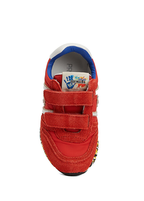 Sky V Kırmızı Unisex Çocuk Deri Sneaker - Görsel 5