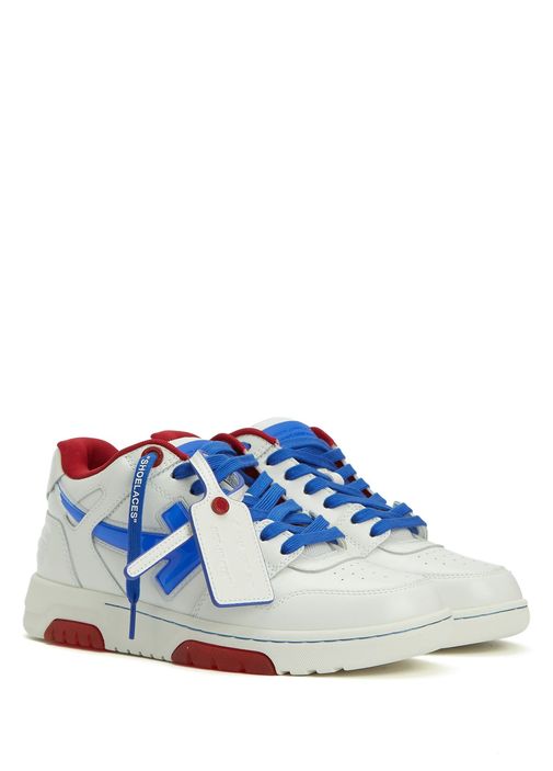 Off-White Mavi-Kirmizi Kadın Out Of Office Mavi Kırmızı Kadın Deri