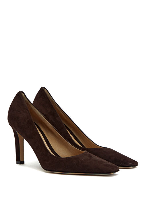 The Row The Row Carla Koyu Kahverengi Süet Topuklu Ayakkabı Basketbol Ayakkabıları | Beymen Koyu Kahverengi - 3. görsel