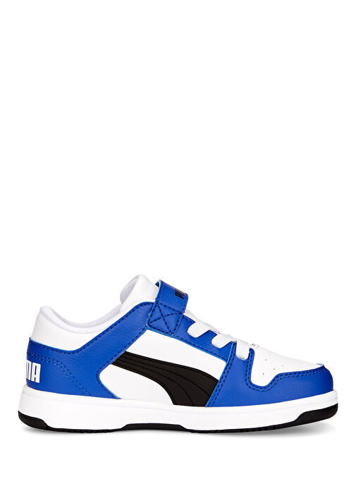 Pm Rebound Layup Lo SL V Beyaz Mavi Çocuk Sneaker - Görsel 3