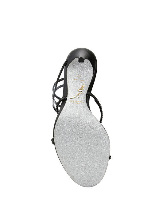 Cleo Siyah Taşlı Kadın Sandalet - Görsel 6