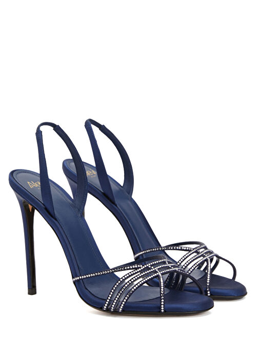 Giusy Lacivert Kadın Sandalet - Görsel 3