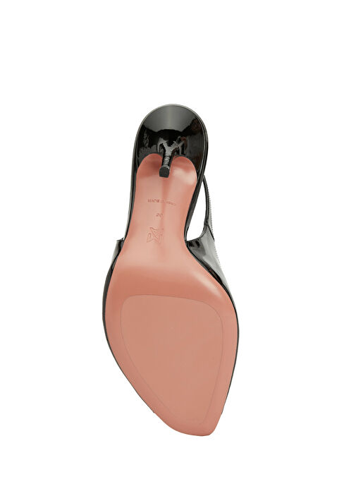 Kristina Siyah Deri Topuklu Ayakkabı - Görsel 6