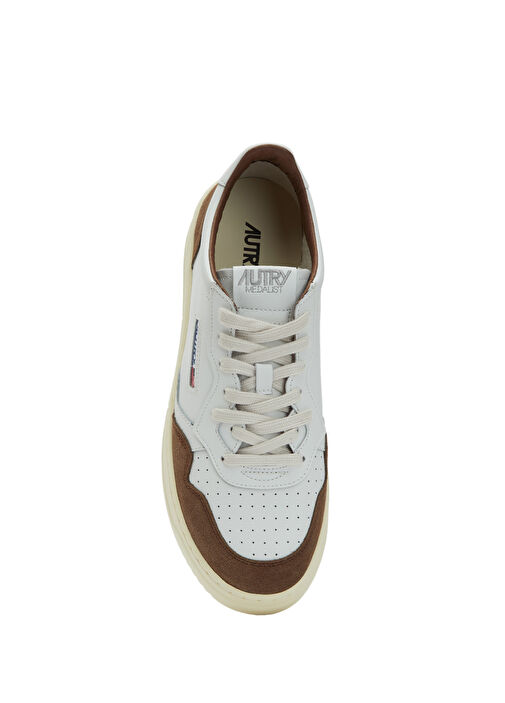 Medalist Beyaz Erkek Deri Sneaker - Görsel 5