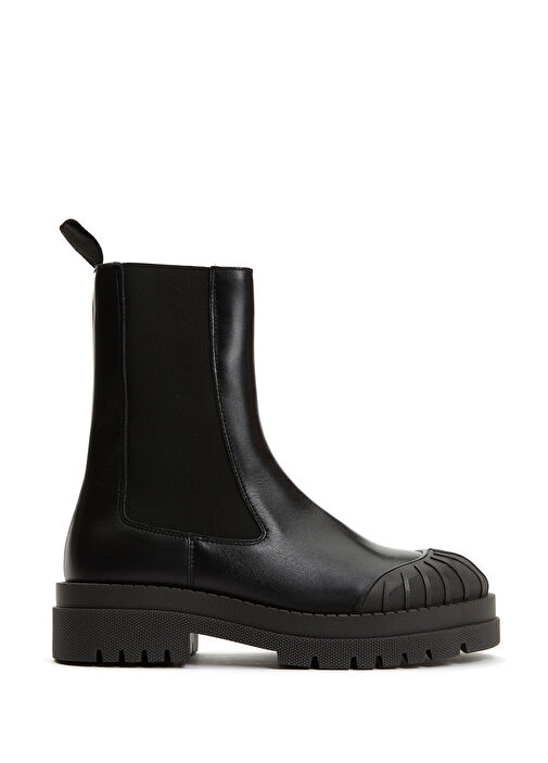 Siyah Kadın Deri Bot - Görsel 2